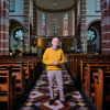 Pastor Veldt in kerk