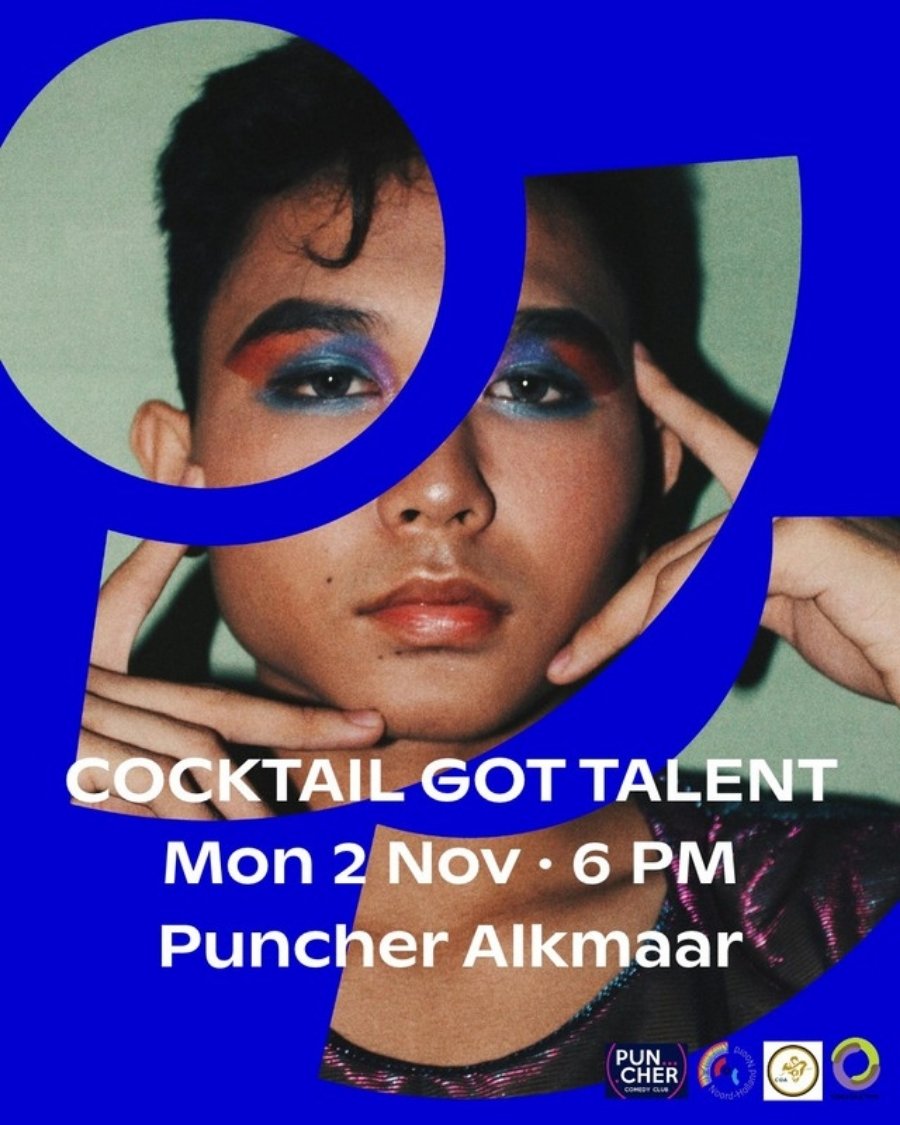 Flyer Cocktail Got Talent bij Puncher Alkmaar